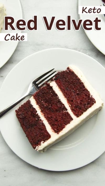 Keto Valentines Day Treats: Keto Red Velvet Cake