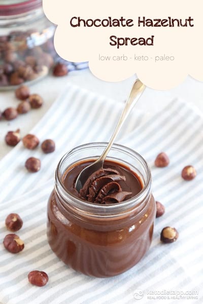 Keto Chocolate Dessert Recipes: Low Carb Chocolate Hazelnut Spread