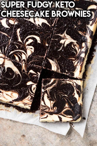 Keto Chocolate Dessert Recipes: Super Fudgy Keto Cheesecake Brownies