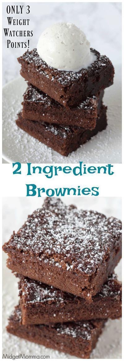Weight watchers desserts with points: 2 Ingredient Brownies