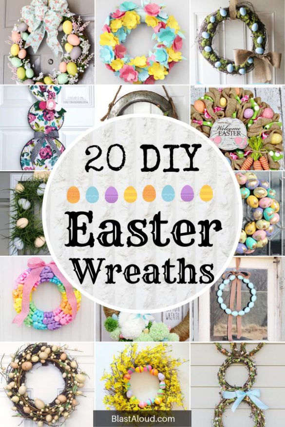Easy DIY Easter Wreaths