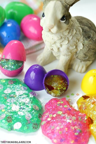 Easter Egg Glitter Slime