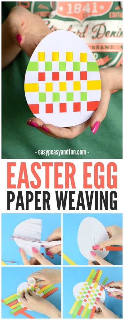 Easter Egg Paper Weaving