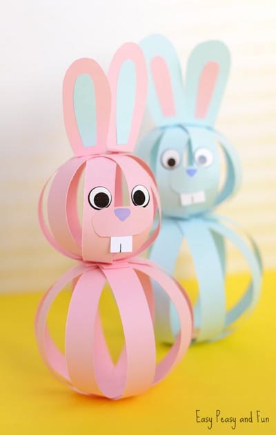 Easter Crafts for Kids: Easy Paper Bunny Craft