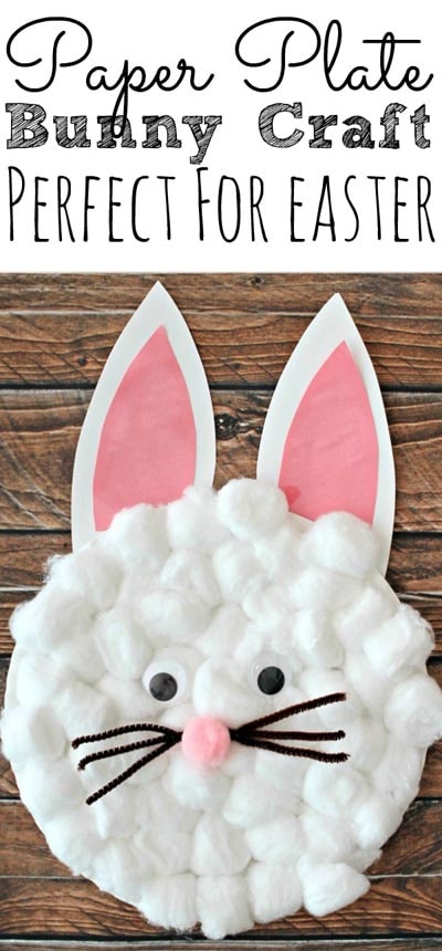 Easter Crafts for Kids: Easy Paper Plate Bunny Craft For Kids