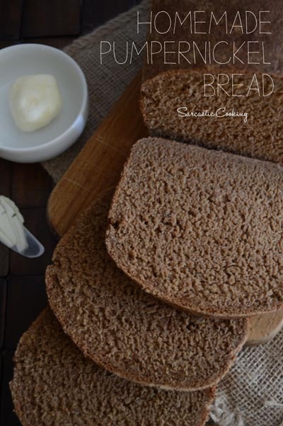 Homemade Pumpernickel Bread