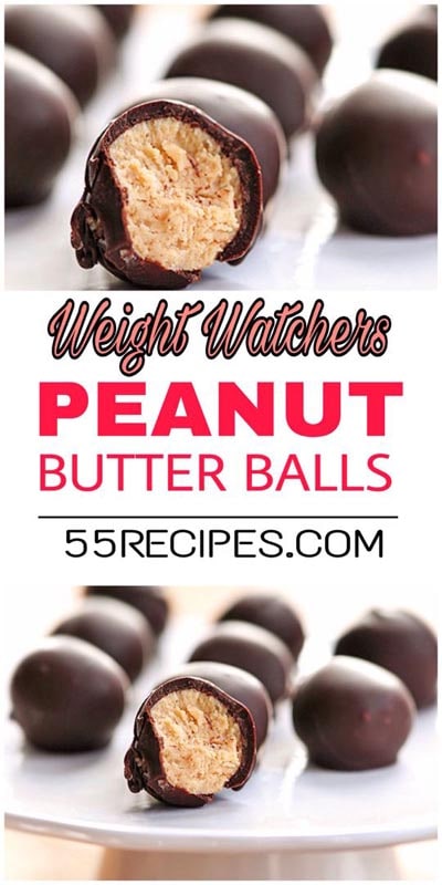 Weight watchers desserts: Peanut butter balls – 2 SmartPoints