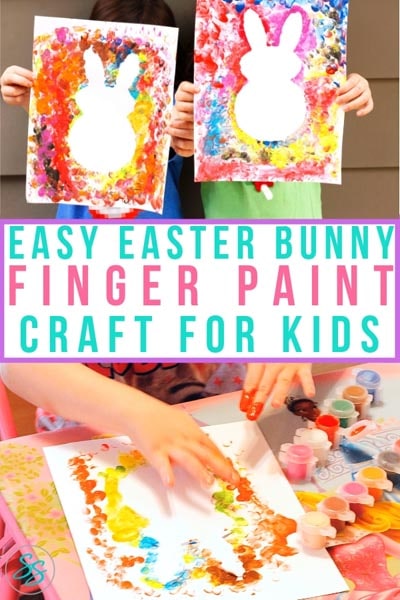 Simple Finger Paint Easter Craft