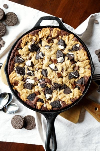 Skillet Desserts: Slutty Skillet Brownies