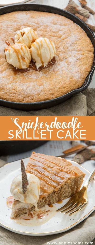 Skillet Desserts: Snickerdoodle Skillet Cake