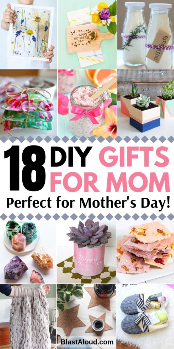 18 Handmade DIY Gifts For Mom That She Will Adore