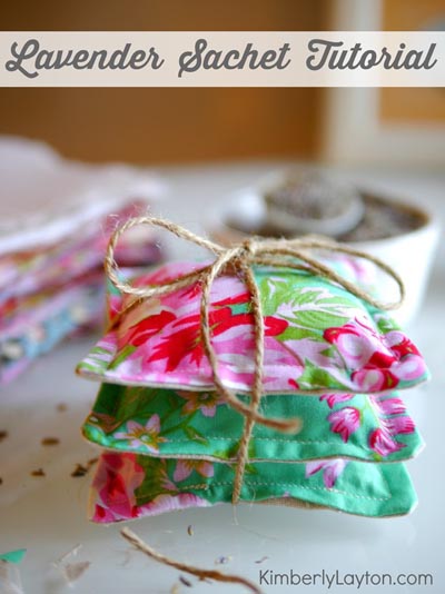 Handmade DIY Gifts For Mom: Lavender Sachets