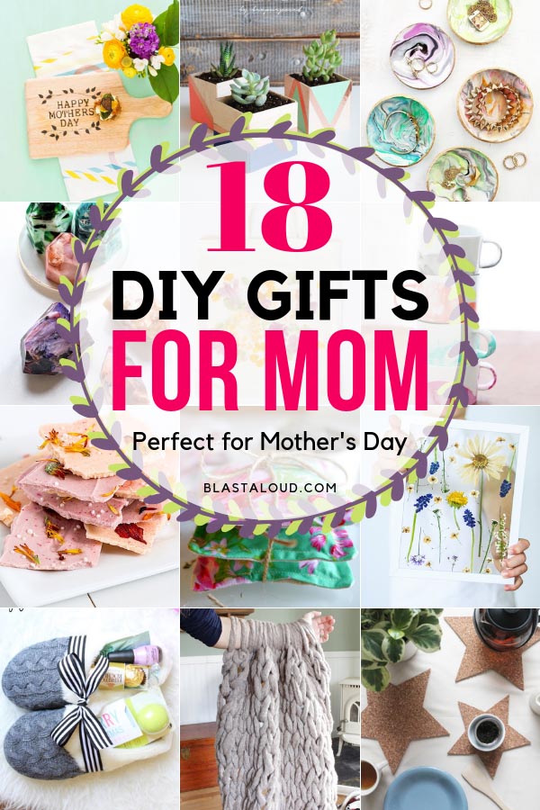 Handmade DIY Gifts For Mom