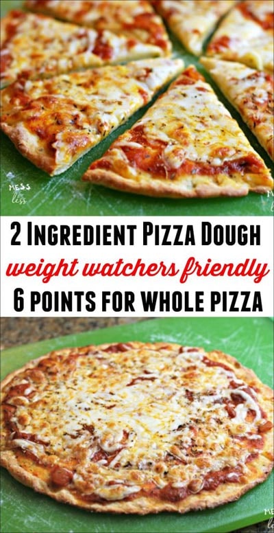 Weight Watchers Pizza Recipes: 2 Ingredient Pizza Dough