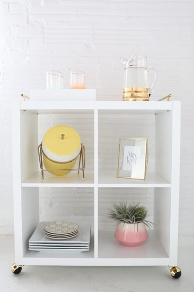 DIY IKEA Bar Cart Hack