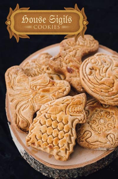 Game Of Thrones Recipes: House Sigil Cookies