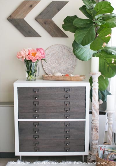 IKEA Kallax Flat File Cabinet Hack