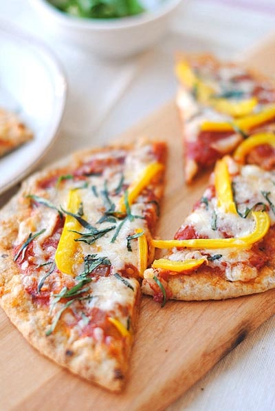 Weight Watchers Pizza Recipes: Whole Wheat Pita Bread Pizza