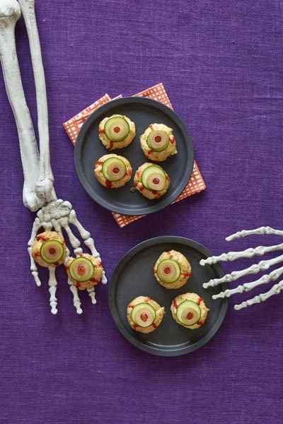 Halloween Party Appetizers: Bite-Size Eyeballs