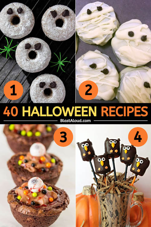 Family Friendly Halloween Recipes, Desserts and Appetizers