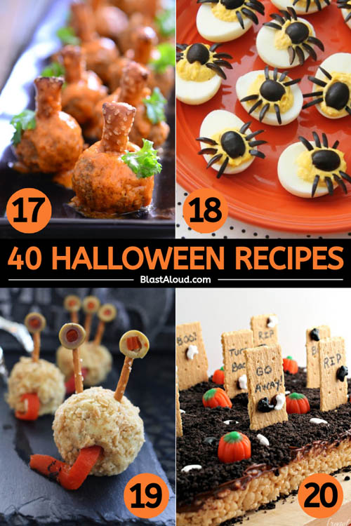 Family Friendly Halloween Recipes, Desserts and Appetizers