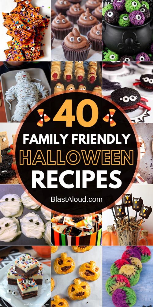 Family Friendly Halloween Recipes, Desserts and Appetizers