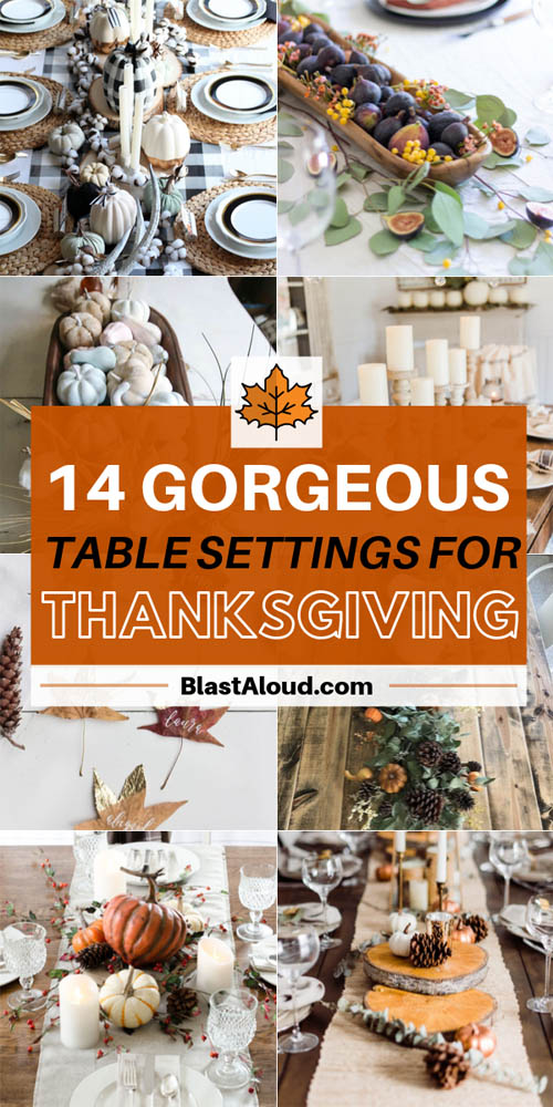 DIY Thanksgiving Table Setting Ideas