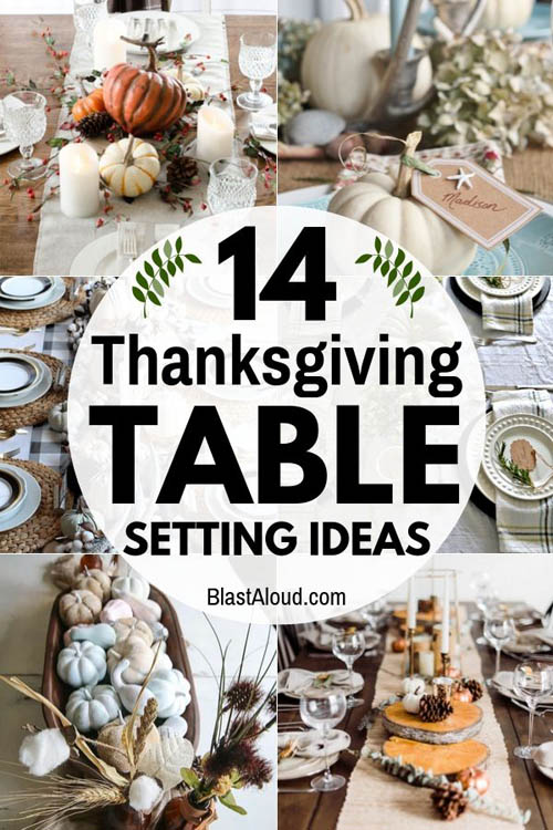 DIY Thanksgiving Table Setting Ideas