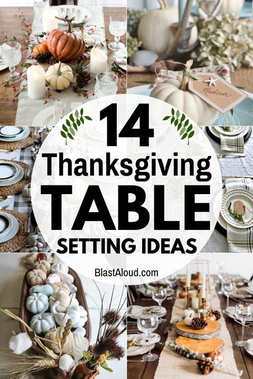 14 Gorgeous DIY Thanksgiving Table Setting Ideas