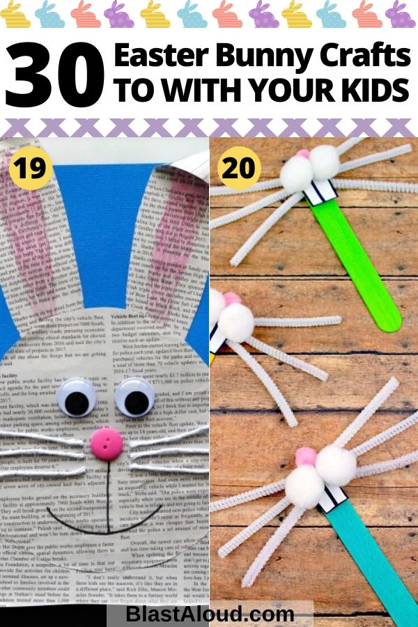 Adorably Cute Easter Bunny Crafts For Kids