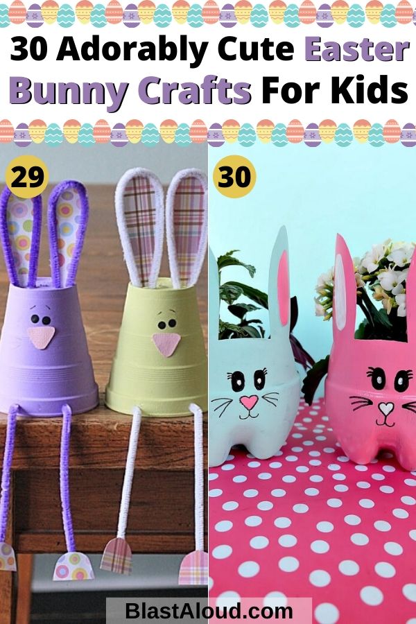 Adorably Cute Easter Bunny Crafts For Kids