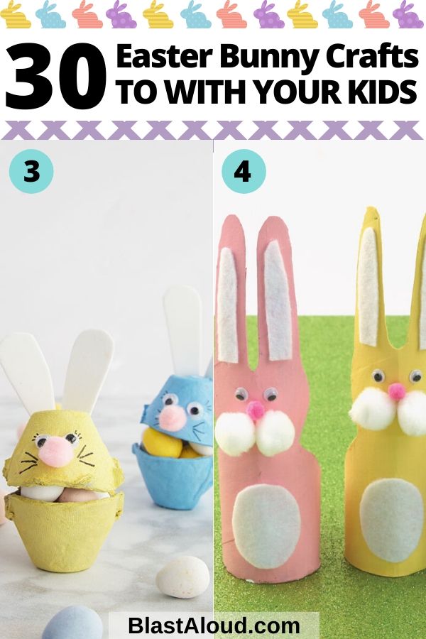 Adorably Cute Easter Bunny Crafts For Kids