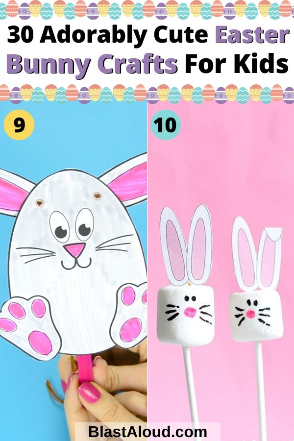 Adorably Cute Easter Bunny Crafts For Kids