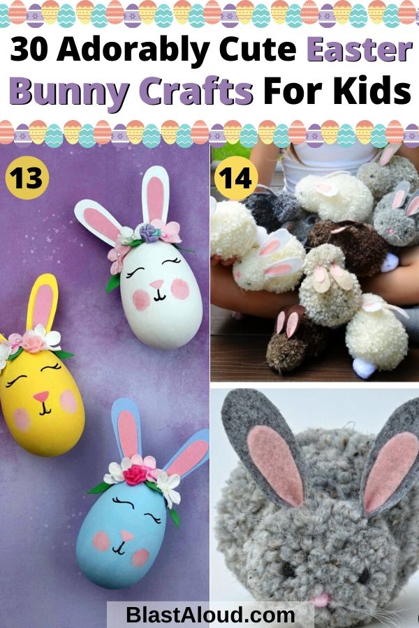 Adorably Cute Easter Bunny Crafts For Kids