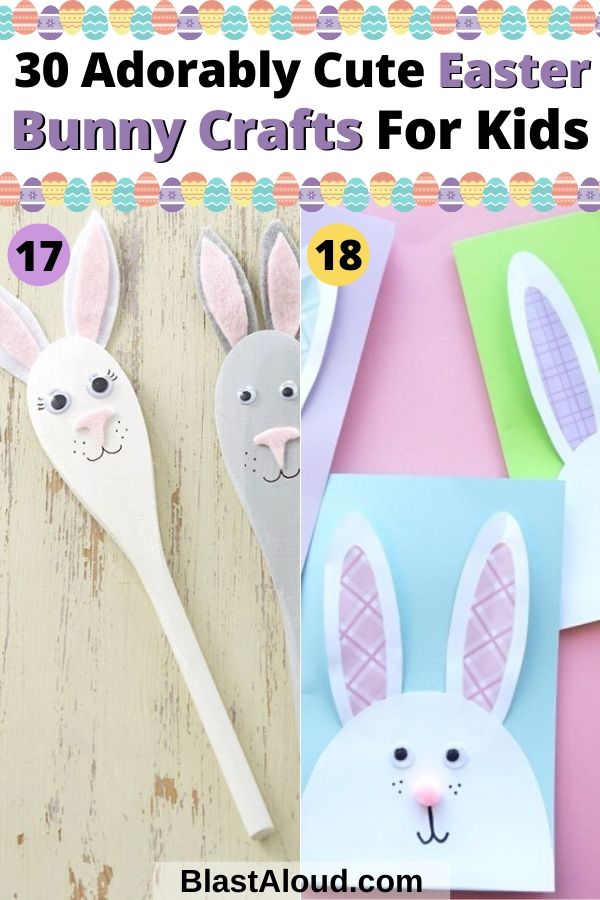 Adorably Cute Easter Bunny Crafts For Kids