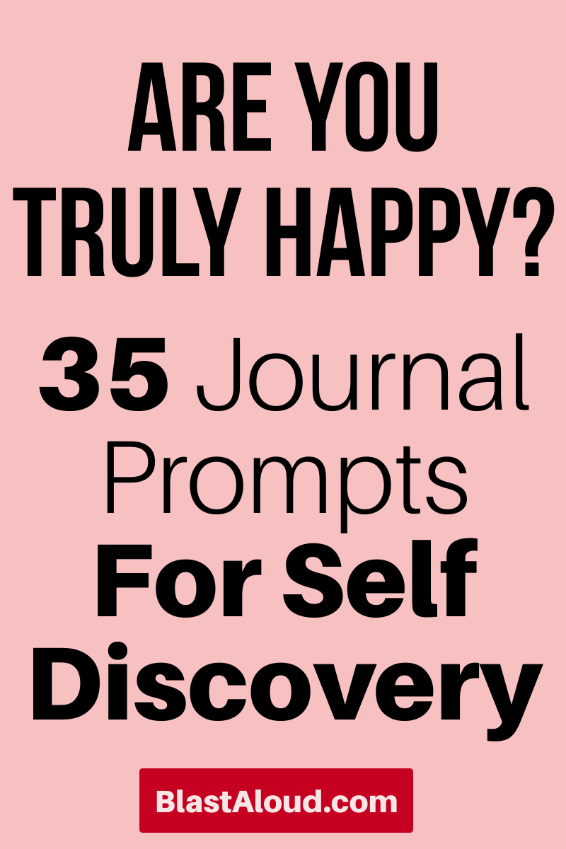 35 Journal prompts for self discovery
